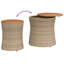 Ensemble de 2 tables d'appoint pour terrasse avec plateau en bois Latitude Run® Latitude Run®-292937980