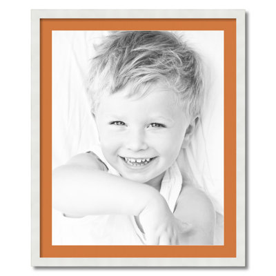 Wood Matte Picture Frame with Mat