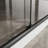 Double Sliding Glass Shower Door  60 In. W X 72 In. H Aluminum Framed Shower Enclosure With SGCC Clear Tempered Glass, Stainless Steel Hardware