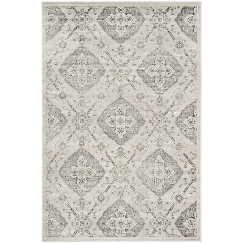 Joana Performance Floral Rug, Rectangle 6'7" x 9'2"