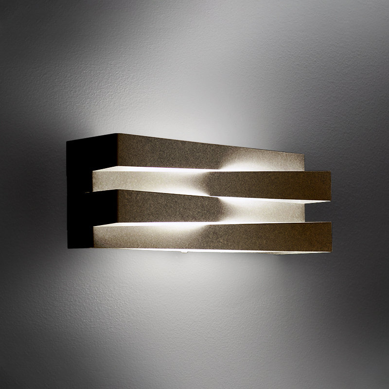 Cross 1-Light Flush Mount, Metallic Brown