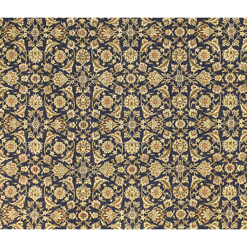 Hand Knotted Oriental Area Rug in Navy/Red, Rectangle 11' x 18'