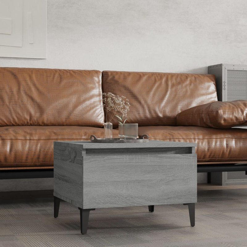 Agne End Table, Brown Oak