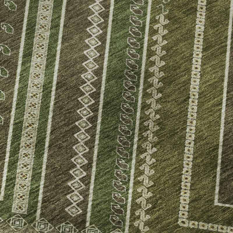 Premium Machine Washable Colmenero AMF1010 Tribal Rug, Rectangle 8' x 10'