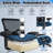 500LBS Big and Tall Mesh Office Chair,Adjustable Executive Office Chair with 4D adjustable Armrests&Back Reclining
