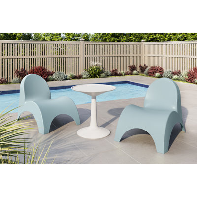Ameswood 25" Patio Chaise Lounge Set