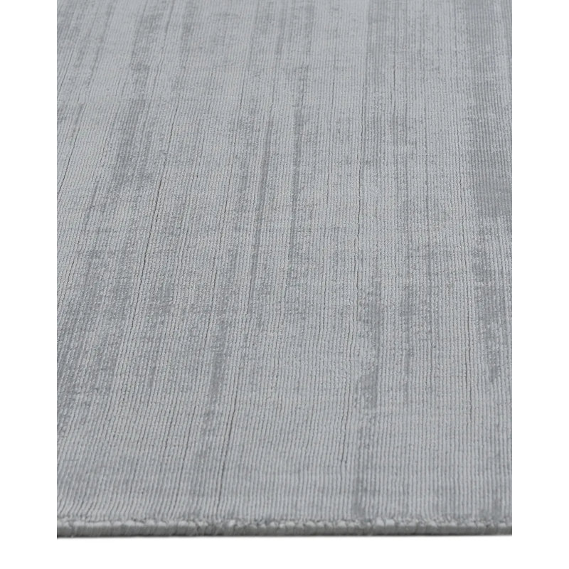 Milo Area Rug in Silver, Rectangle 5' x 8'
