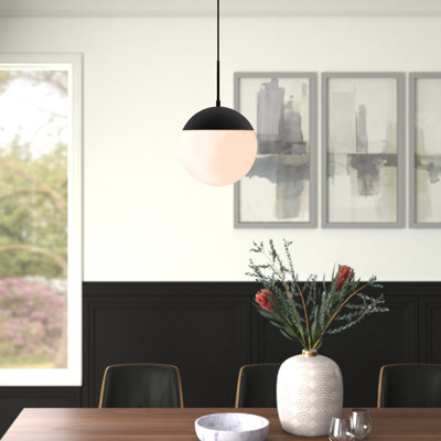Elliot 1-Light Dimmable Globe Single Pendant