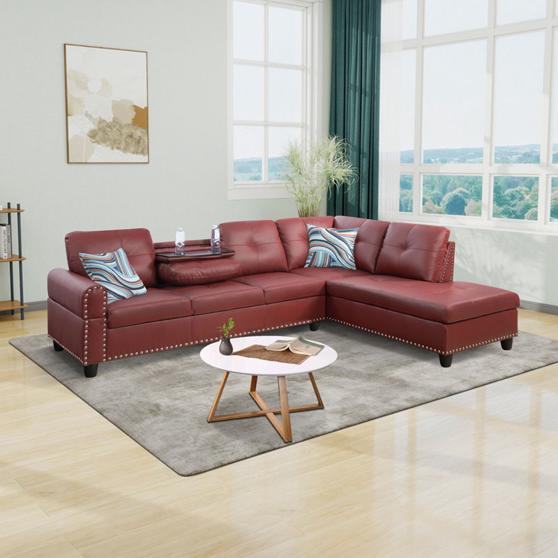 97" Wide Sofa & Chaise Set, Right Hand Facing