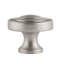 Poignée ronde en nickel satiné de 1 1/8 po de diamètre frappée-1453695287-1388975472