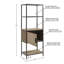 3-Shelf Bookcase With Storage Cabinet