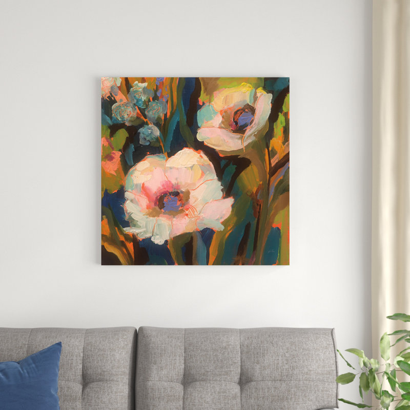 " Dances " by Jeanette Vertentes Painting Print, 30" H x 30" W x 1.25" D