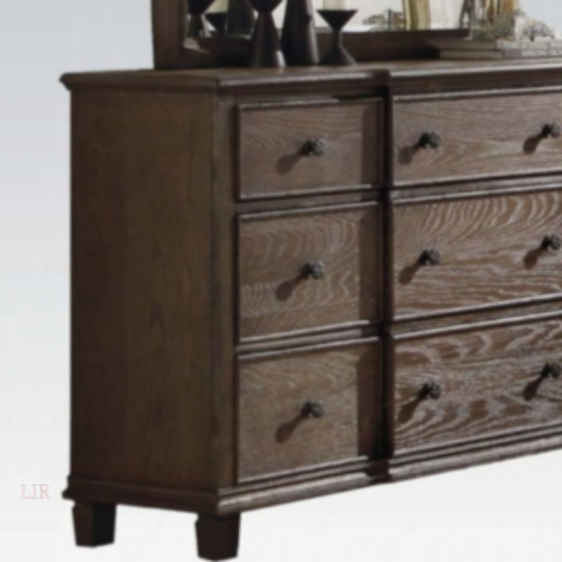 Commode à finition chêne vieilli Baudouin (Commode)