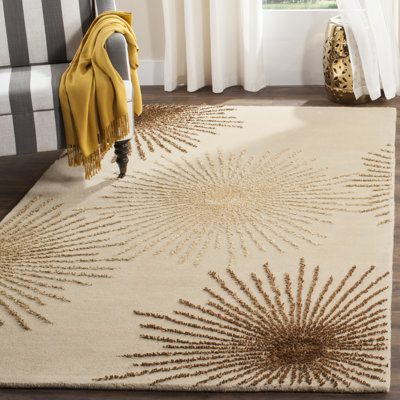 Tapis en laine et viscose touffeté à la main Amier Soho