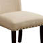 Chaise d’appoint en coton de fond en coton transitionnel Duguay