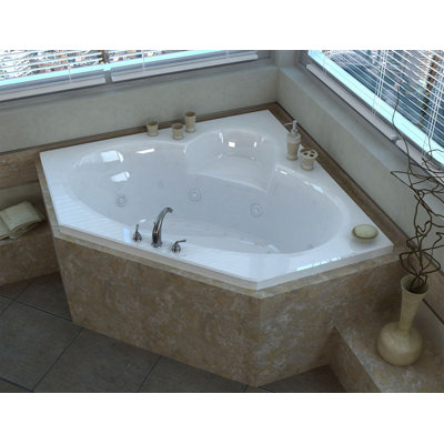 Curacao 58'' x 58'' Acrylic Bathtub