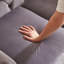 Canapé en velours de luxe 61,25 pouces avec boutons capitonnés Chesterfield avec 2 coussins et pieds en métal-1372172962-1372172966