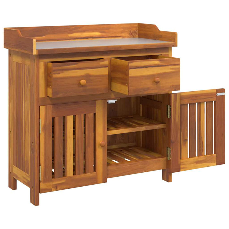 Solid Wood Potting Bench