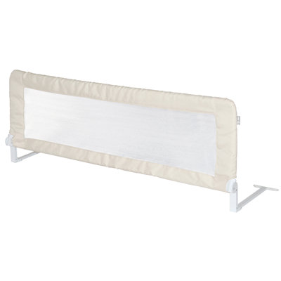Barrière de lit Roba Klipp-Klapp 60 po - Beige - Tout-petits et bébés - Barrière de sécurité pour lit d'enfant, pliable