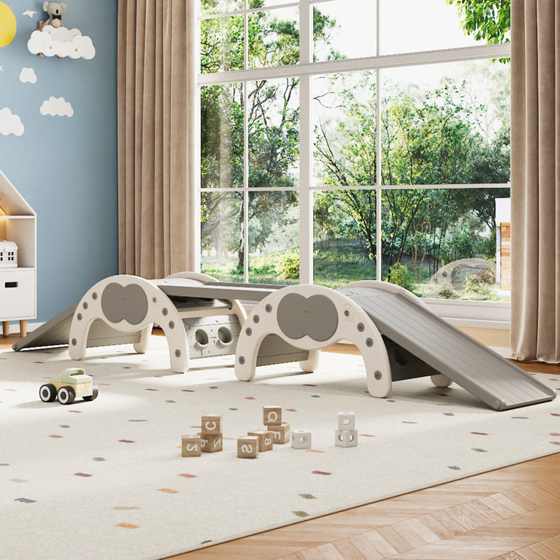 Freeport Park Indoor Slide, White/Grey