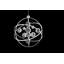 1 - Light LED Chandelier