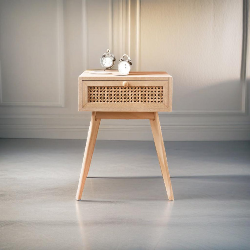 Solid Wood End Table