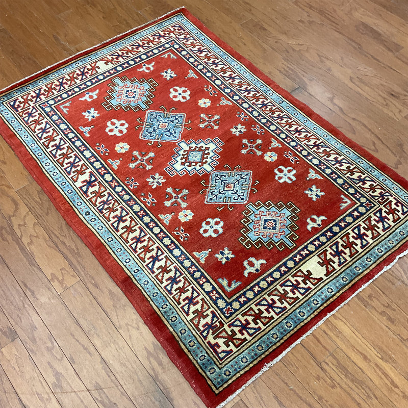  Tapis en laine fait à la main Kazak