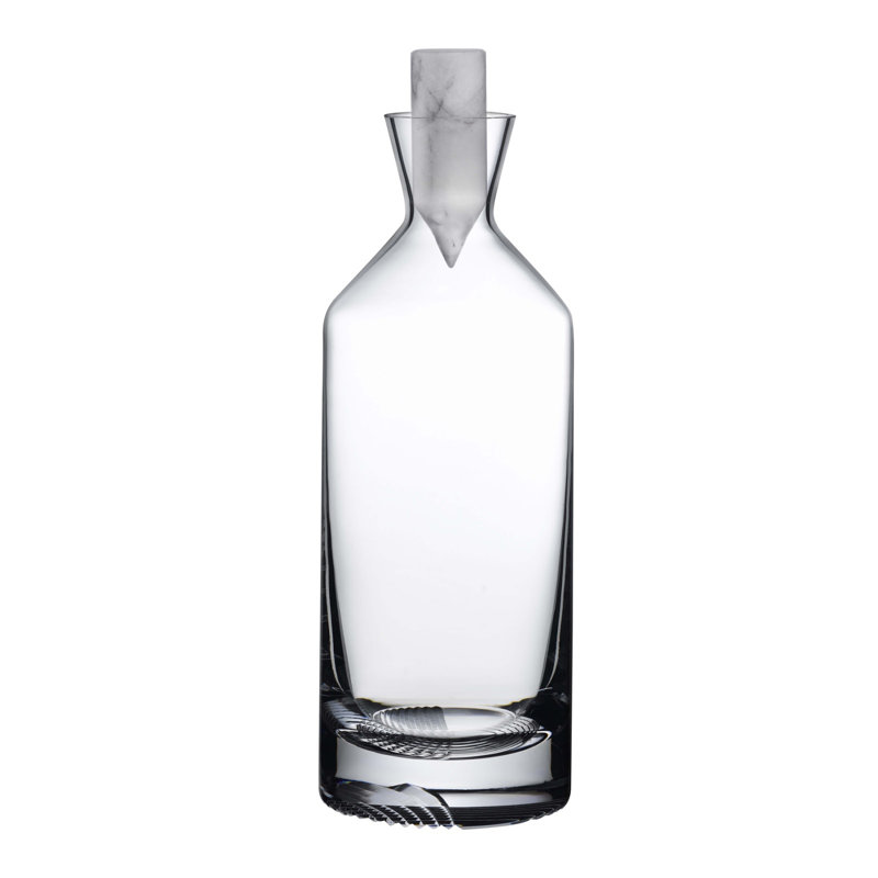 Alba Lead Free Crystal Whisky Decanter, 50.75 oz