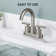 Celestine Centerset Bathroom Faucet with Drain Assembly, 2-handle Bathroom Sink Faucet