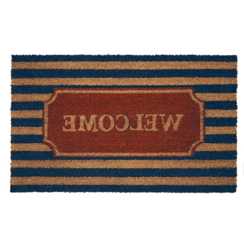 Malou Non-Slip Striped Outdoor Doormat