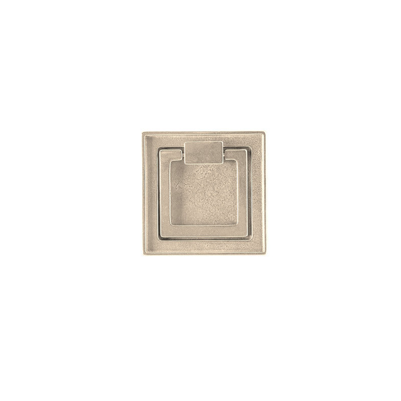 Bronze 2.4375 Center to Center Ring Pull, White Bronze Light