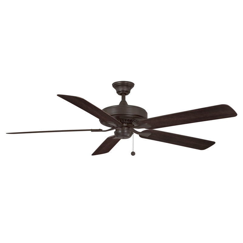Edgewood 60 inch Indoor/Outdoor Ceiling Fan - Dark Bronze with Dark Walnut blades, Dark Bronze with Dark Walnut Blades