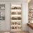 Closet System With Five Shelves And Light And Tempered Glass Door-240881524