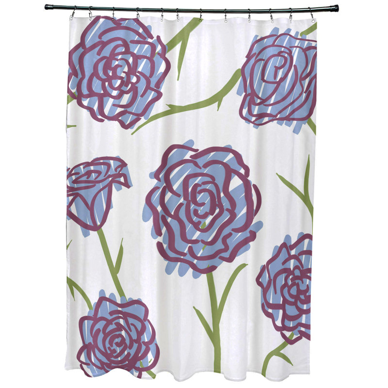 Rideau de douche Slezak, bleu