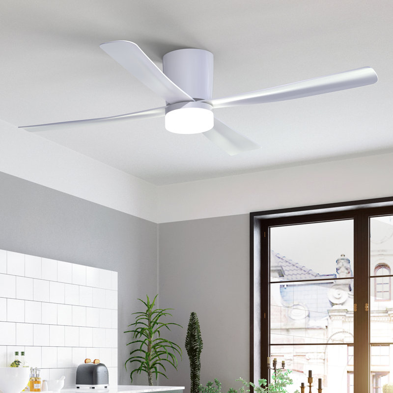 Billingsley 132cm Ceiling Fan with LED Lights, White