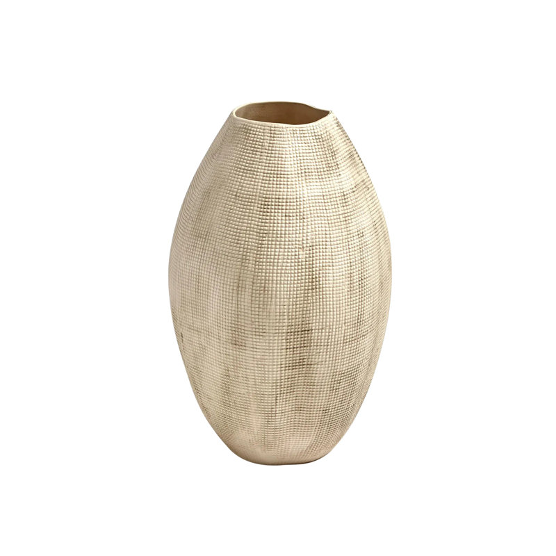 Sisal Vase, 17" H x 11.25" W x 11.25" D