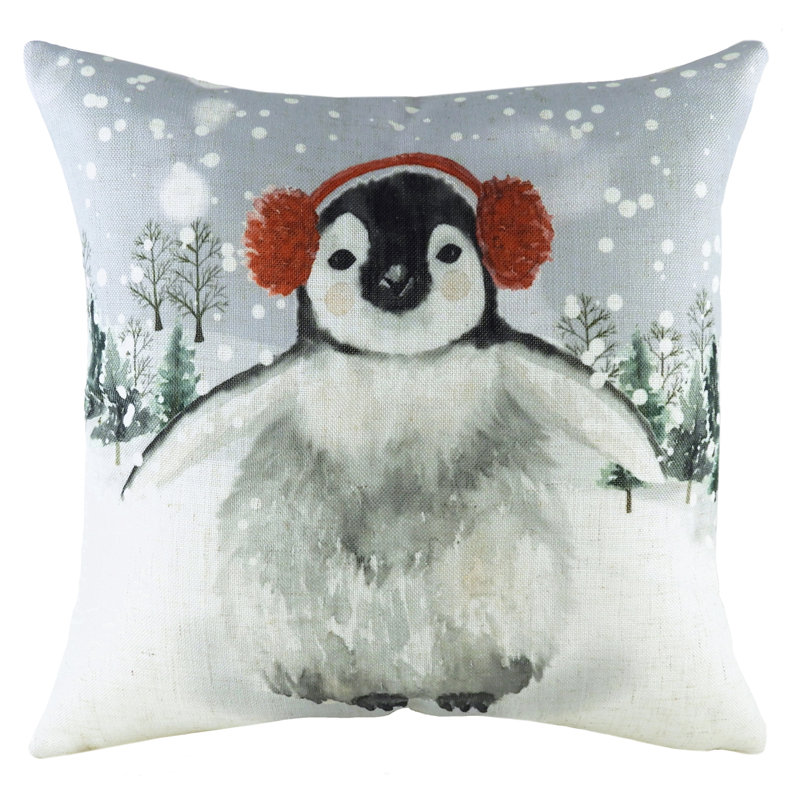 Floral Square Cushion Cover