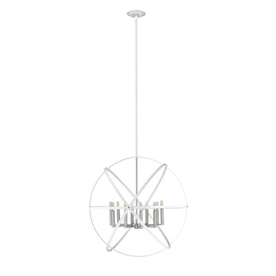 Avers 10 - Light Dimmable Globe Chandelier