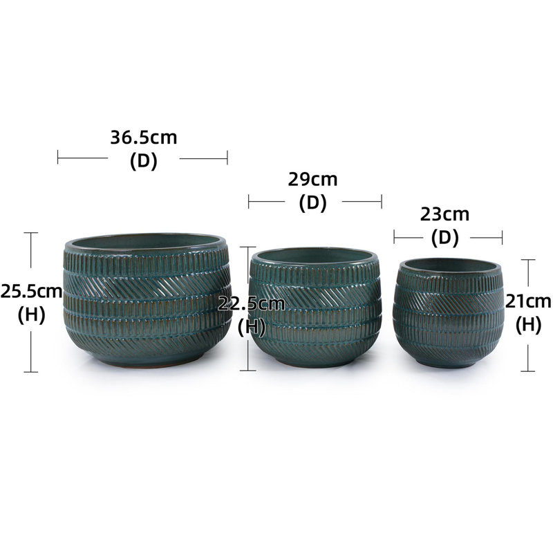 Pots de fleurs en céramique de haute qualité