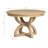 Extendable 48" Round Dining Table With 4 Host Chairs And Buffet-365609095