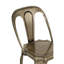 Canina 45cm H Metal Slat Back Stacking Side Chair-246362206