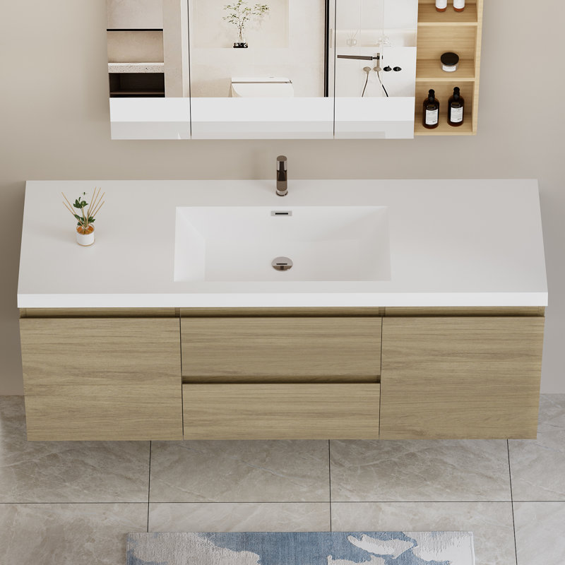Matson Floating Bathroom Vanity with Sink