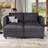 Vevey 5-Piece 59'' Wide Corduroy Sectional Storage Couch Modular Sofa Bed Small Sofa Sleeper For Apartment Livingroom Bedroom-1135844741
