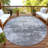 Machine Washable Indoor/Outdoor Chantille ACN2362 Abstract Rug-607847371