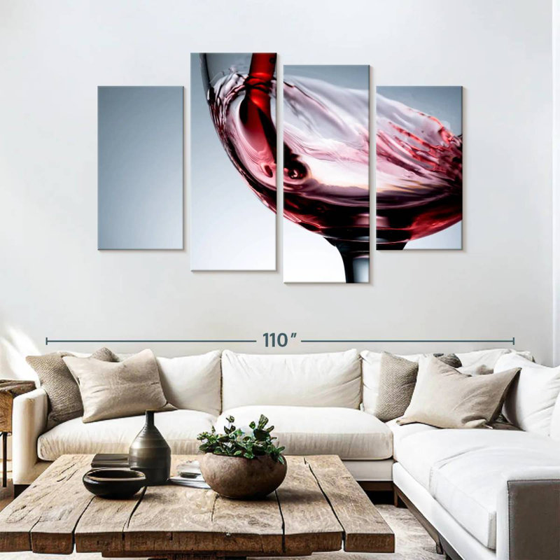 Yarlin Decanting Red Wine, 54" H x 84" W