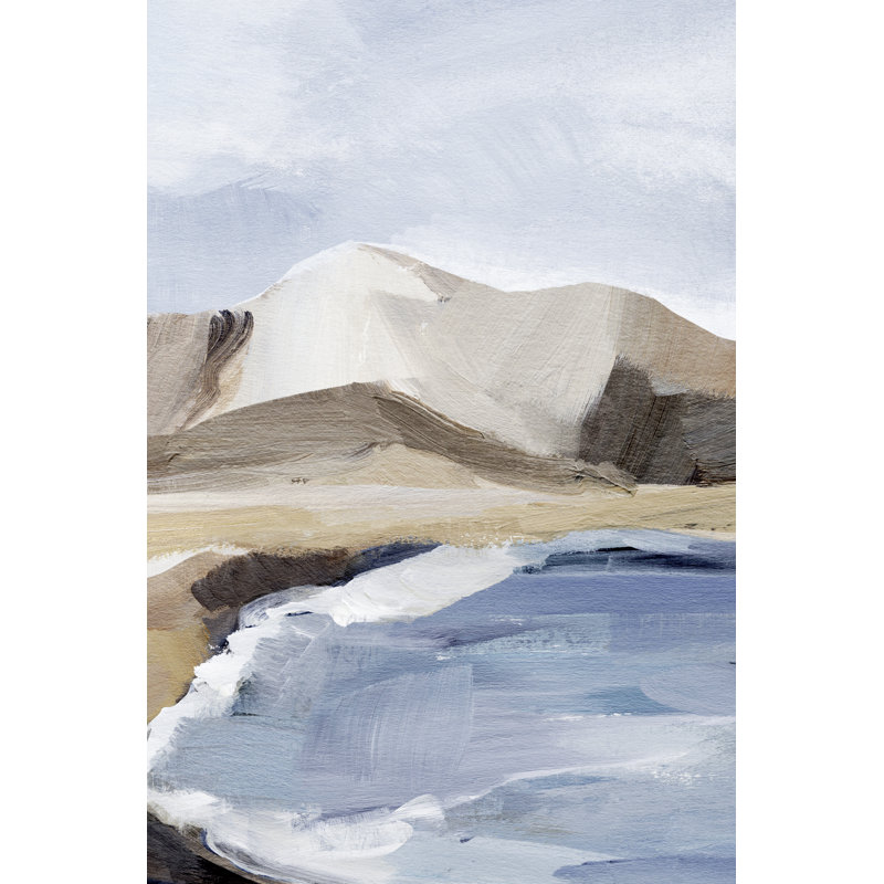 Calm Blue Coast II - Wrapped Canvas Print, 30cm H x 20cm W x 3.8cm D