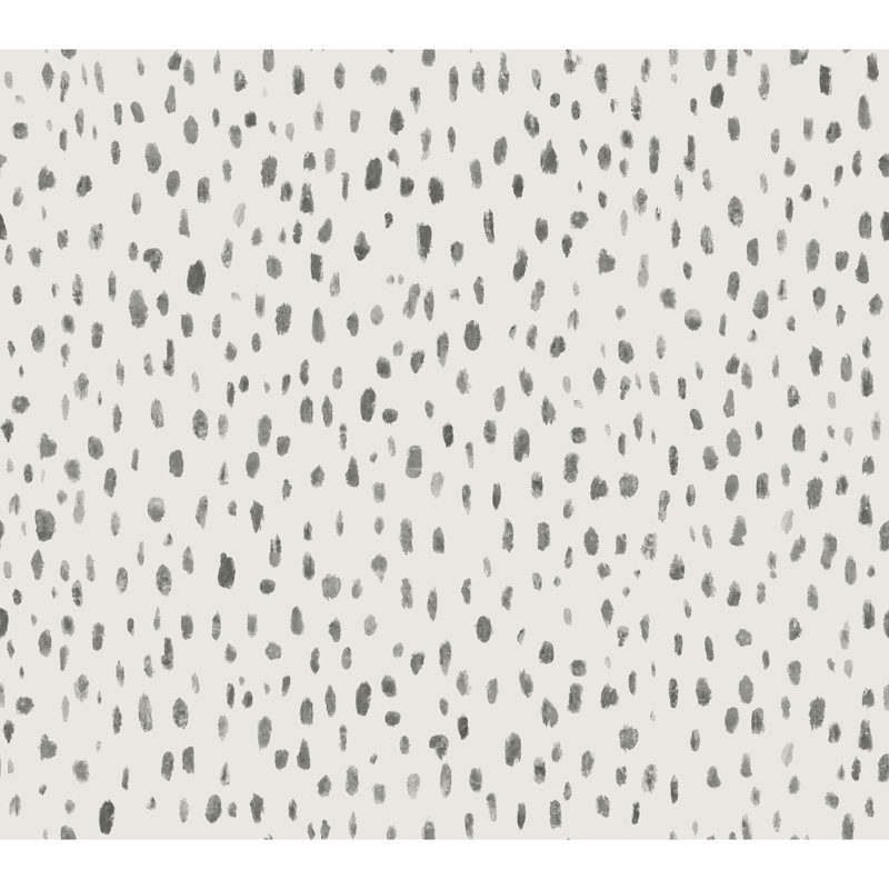 Abstract Wallpaper Roll, Charcoal