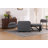 Sleeper Chair 3-in-1 Convertible Chair Bed Pull Out Sleeper Chair Beds Adjustable Single Armchair Sofa Bed with USB Ports, Side Pocket, Linen Grey-1384688150