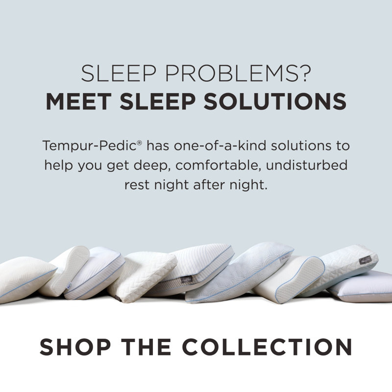 TEMPUR-Cloud Adjustable Cooling Pillow, Queen, 2 Pack