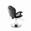Fauteuil de coiffeur inclinable 102 ° à 140 ° pour salon de coiffure, fauteuil de salon pivotant à pompe hydraulique sur 360 ° pour coiffeur